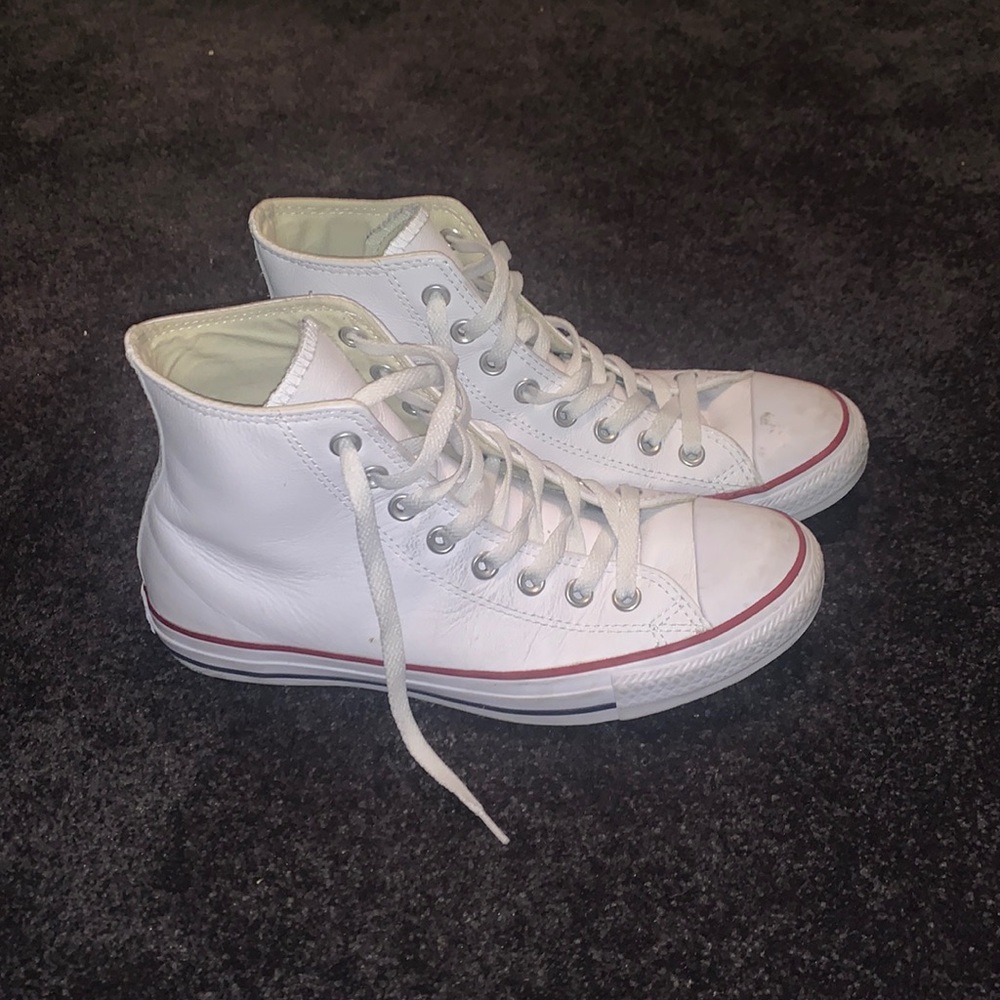 Converse All Star Chuck Taylor white high top converse womens size 9